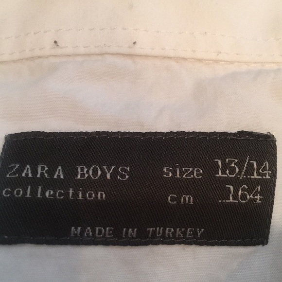Zara Shirts & Tops Zara Boys Classic White Button Down Shirt Poshmark